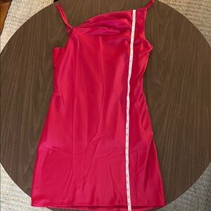 Hot Pink Superdown Mini Dress (Note Ripped Lining)